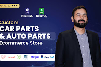 build a high converting custom car parts ecommerce website