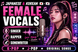 be japanese korean female singer songwriter female vocalist female rapper kpop