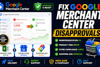 fix google merchant center fix gmc product disapproval shopify shopping ads