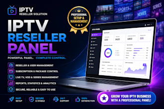 setup reseller panel, strong 8k, lion ott, dream 4k, mega ott, trex, tivione