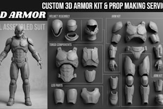 sculpt wearable 3d cosplay model 3d mask helmet printable armor for 3d printing