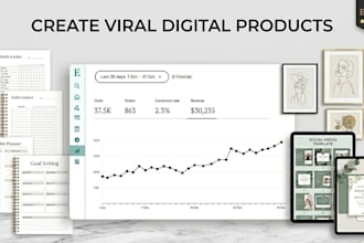 design viral etsy digital product