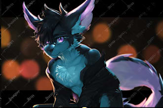 draw furry art, fursona, furry pfp, furry oc and anthro art, sfw