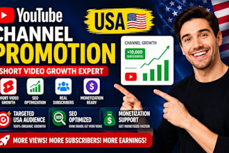 do youtube channel promotion USA short video grow SEO subscription monetization