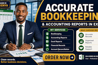 do accurate bookkeeping and accounting reports in excel