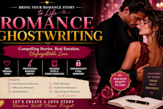 ghostwrite a captivating romance novel, novella, erotica, fantasy or short story