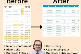 clean and format your excel data for visualisation