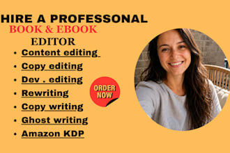 proofread, edit, and format your book manuscript for amazon kdp book editing