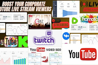 promote youtube livestream channel for real and active subscribers