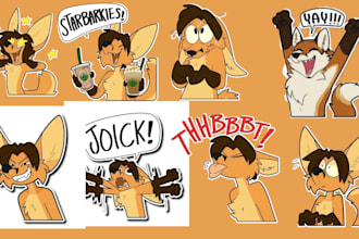 draw furry telegram sticker nsfw furry sticker art discord animated sticker pack