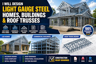 design light gauge steel homes, buildings and roof trusses