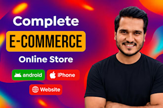 design and develop custom ecommerce website as ecommerce website developer