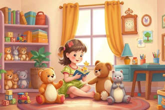 create children storybook illustrations and picture book art