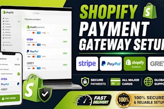 setup shopify payment gateway, shopify balance, grey, paypal, stripe