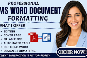 format microsoft word document ms word expert pdf to word