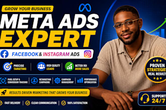 setup, fix, and manage facebook ads, instagram ads, meta ads for lead generation