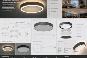 do ceiling light products for residential and commercial use with 3d cad models