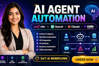 build ai agents using n8n, openai, claude and make com