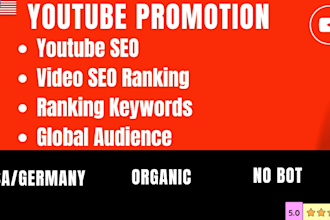 do video music app promotion in USA germany audience