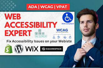make wordpress shopify site ada and wcag 2 compliant fast