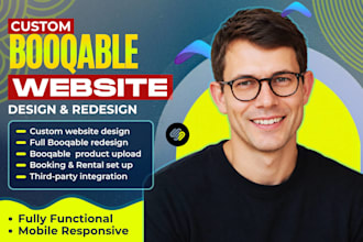 design booqable online rental service website integration with shopify wordpress