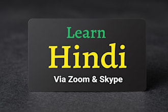 be your online hindi language tutor and doubt solver