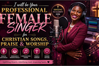 be your profession female singer, christian song, praise and worship song