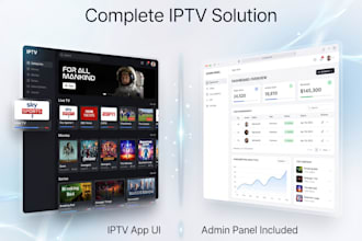 custom iptv app in ibo player style ott app development firestick app with panel