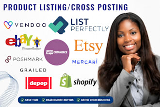 crosslist products poshmark ebay depop etsy vinted vendoo oneshop grailed whatno