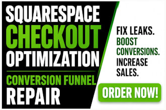 do squarespace checkout optimization squarespace conversion funnel repair