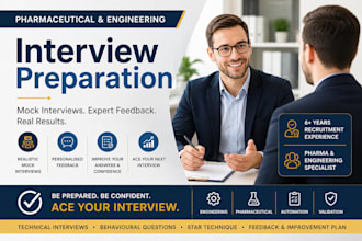 prepare you for pharmaceutical, automation or engineering interviews