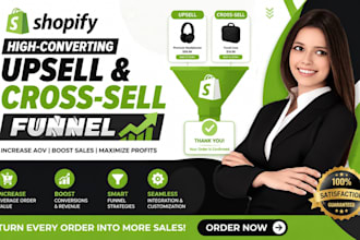 setup shopify upsell and cross sell funnel to increase your sales