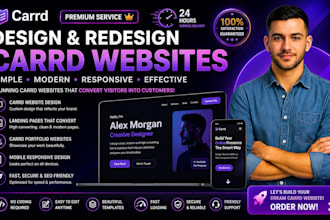 design carrd website redesign carrd landing page in 24 hours, carrd co portfolio