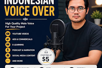 do voice over with a unique radio announcer voice