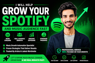 build spotify streaming bot, amazon music bot, tidal bot, deezer bot, music bot