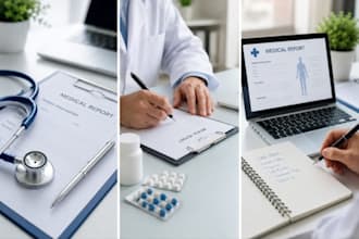 write and translate medical reports