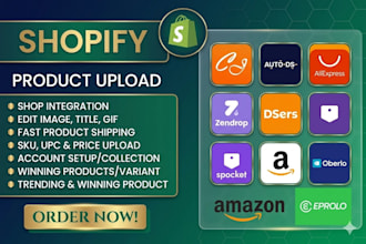 create a fast shipping shopify dropshipping store via autods zendrop cj website