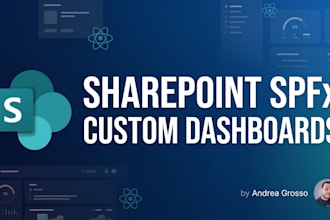 develop custom sharepoint spfx web parts and dashboards