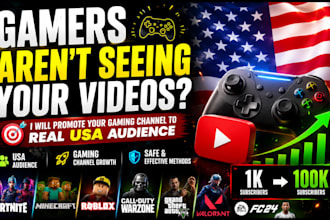 grow your gaming  youtubechannel with viewers from texas, florida and illinois