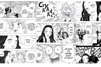 draw manga comic, anime illustration, mangaka comic book webtoon, manga artist
