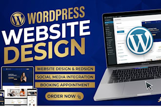 create wordpress website, redesign modern wordpress website and developer