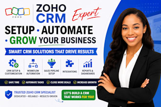 create zoho CRM workflows blueprints and automations