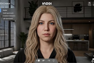 create realistic metahuman avatar, 3d modeling character for business idea