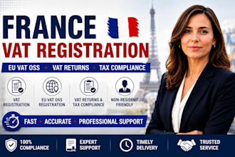 register your french vat number and provide france vat registration services