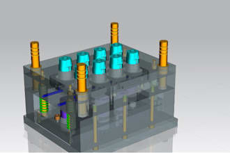 design manufacturing ready plastic parts, mechanical design for injection mold