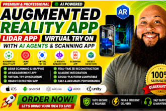 virtual tryon 3d scanning app using lidar and ai agents for object or room scan