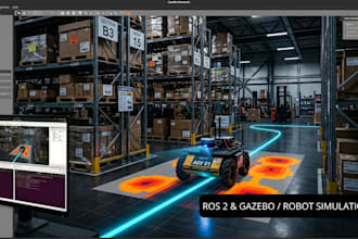 develop custom ros 2 robot simulations and control systems