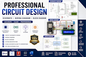 create circuit schematic and wiring diagrams