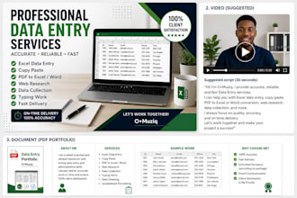 accurate data entry and copy paste tasks