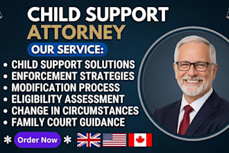 advise on child support enforcement and modification process